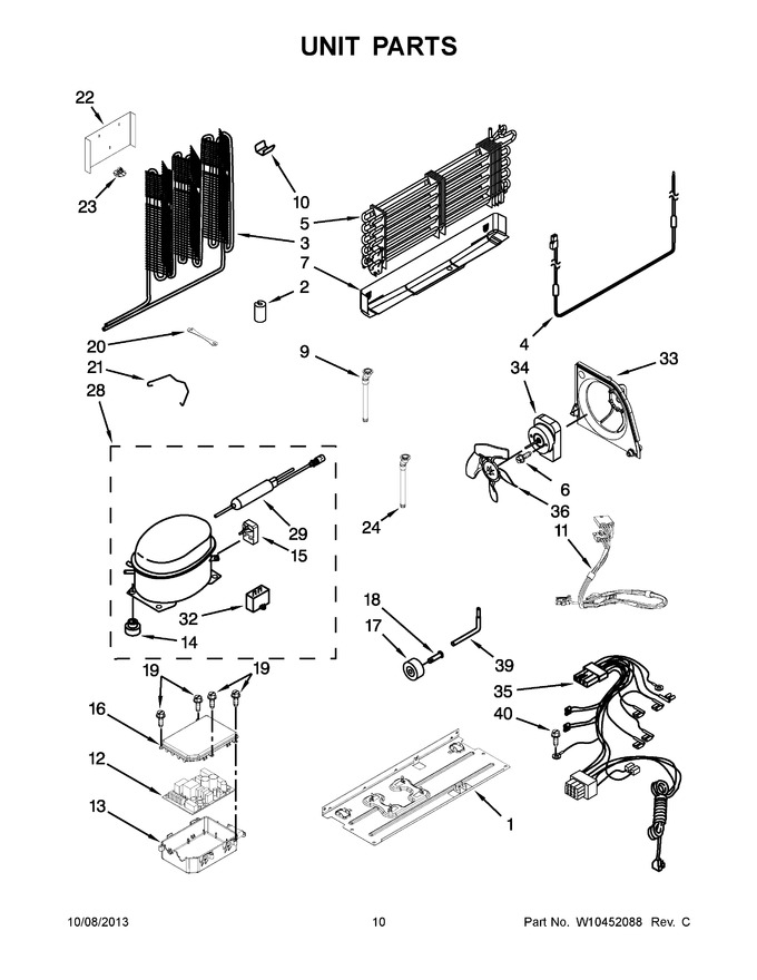 Diagram for MFB2055YEW00