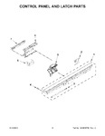 Diagram for 03 - Control Panel And Latch Parts