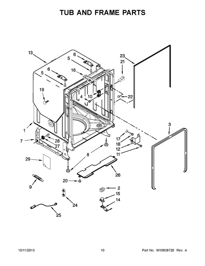 Diagram for JDB8000AWS3