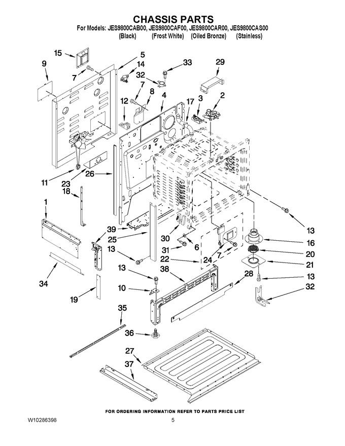 Diagram for JES9800CAS00