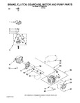 Diagram for 04 - Brake, Clutch, Gearcase, Motor And Pump Parts