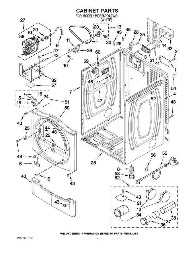Diagram for MDE25PDAZWO