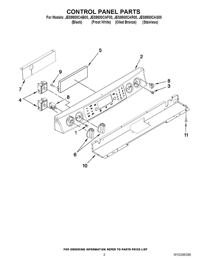 Diagram for JES9800CAS00
