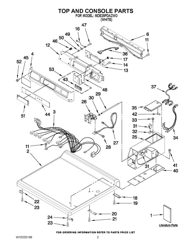 Diagram for MDE25PDAZWO