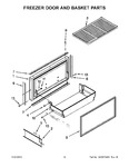 Diagram for 08 - Freezer Door And Basket Parts