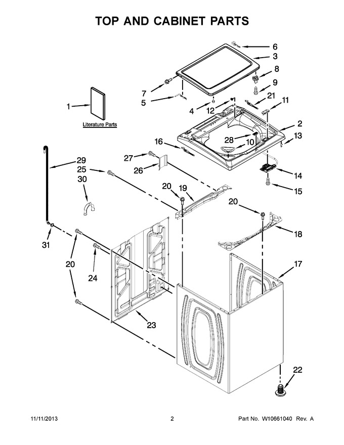 Diagram for 4KMVWX505BW0