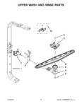 Diagram for 08 - Upper Wash And Rinse Parts