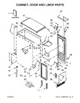 Diagram for 02 - Cabinet, Door And Liner Parts