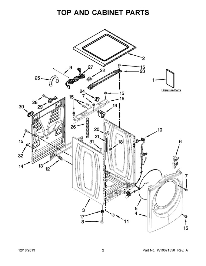 Diagram for NFW5700BW1