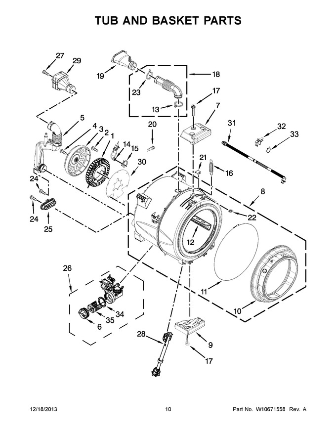 Diagram for NFW5700BW1