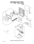 Diagram for 08 - Dispenser Front Parts