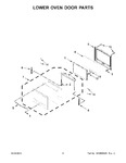 Diagram for 04 - Lower Oven Door Parts