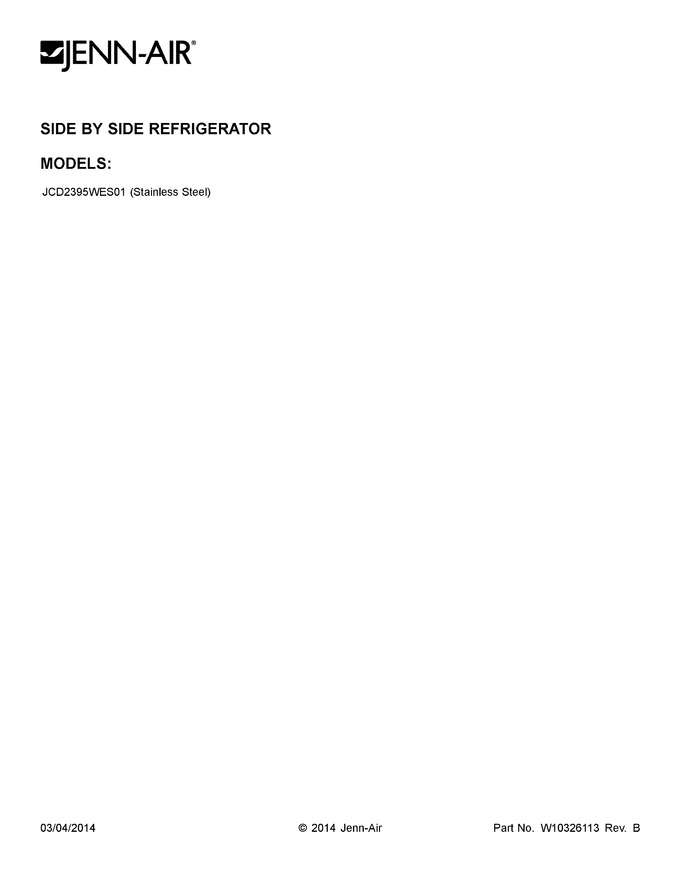 Diagram for JCD2395WES01