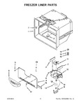Diagram for 04 - Freezer Liner Parts