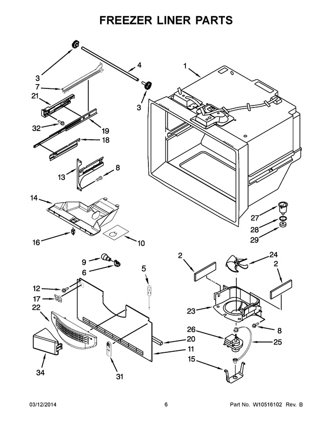 Diagram for MBR2258XES3