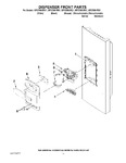 Diagram for 08 - Dispenser Front Parts