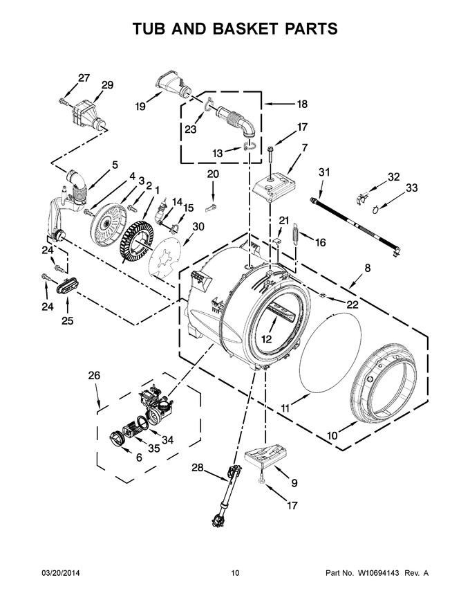 Diagram for NFW5800DW0