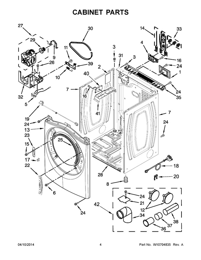 Diagram for YNED5800DW0