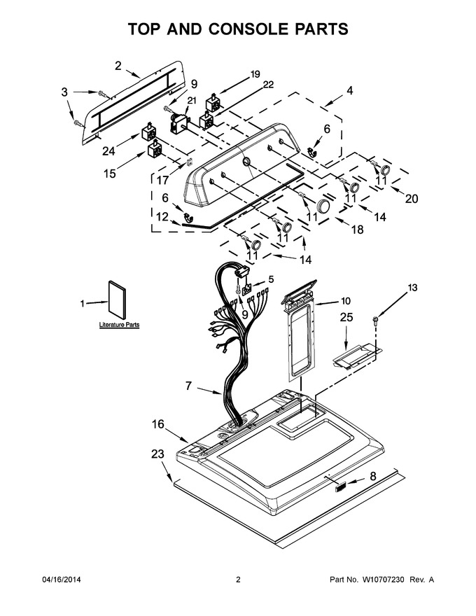 Diagram for YMEDX500BW1