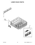 Diagram for 11 - Lower Rack Parts