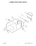 Diagram for 04 - Lower Oven Door Parts