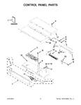 Diagram for 02 - Control Panel Parts
