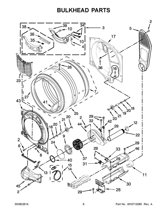 Diagram for NED5800DW0