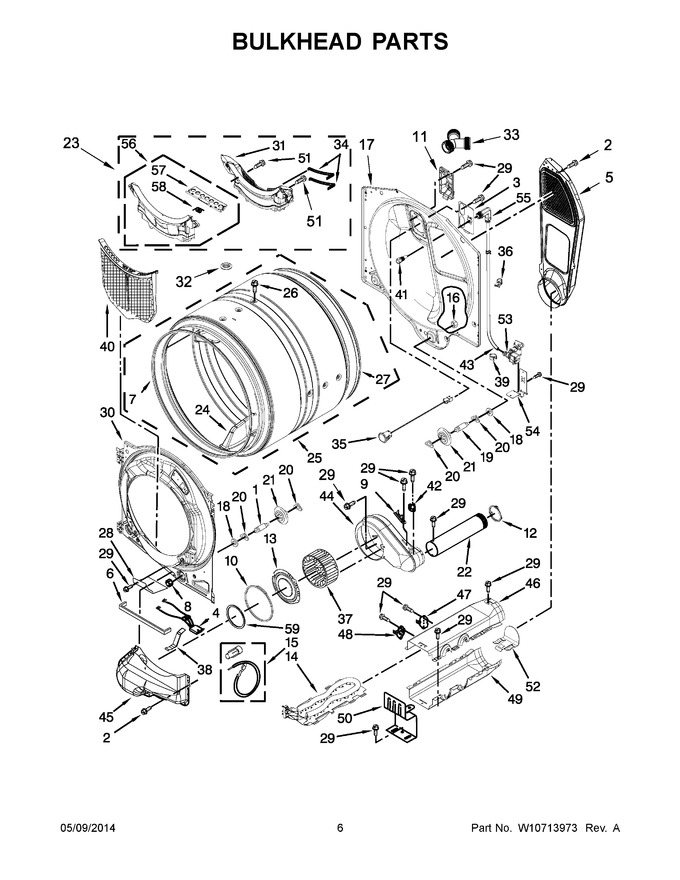 Diagram for YMED7100DW0