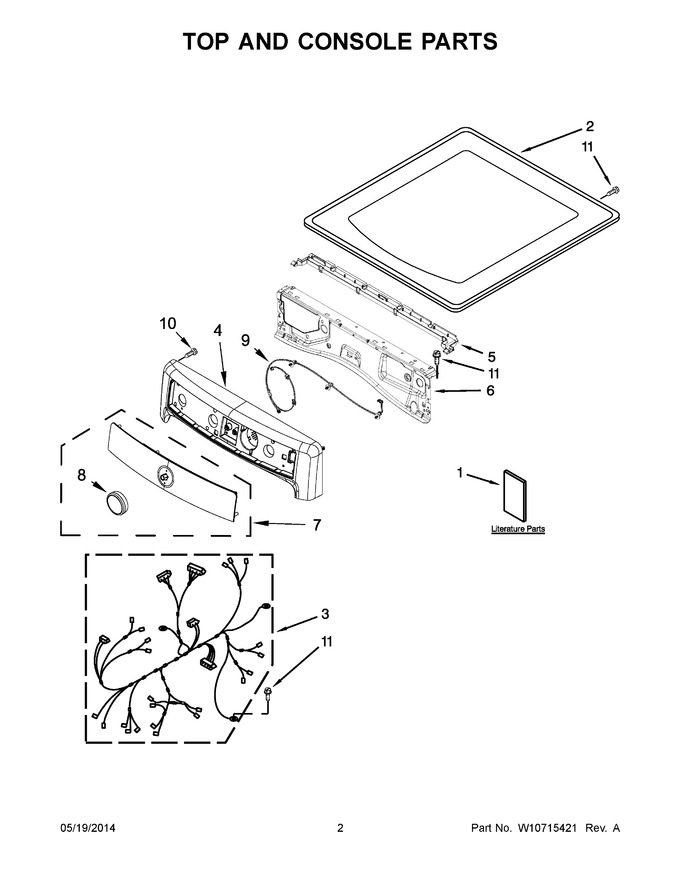 Diagram for MED7100DW0