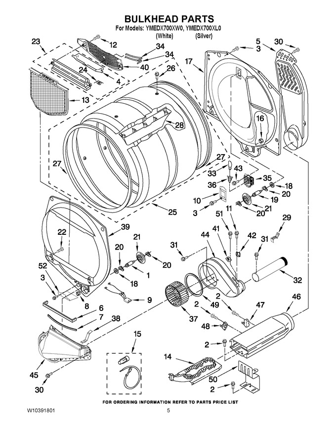 Diagram for YMEDX700XW0