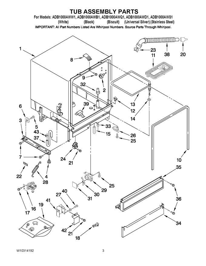 Diagram for ADB1000AWS1