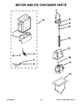 Diagram for 06 - Motor And Ice Container Parts