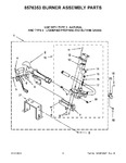 Diagram for 05 - 8576353 Burner Assembly Parts