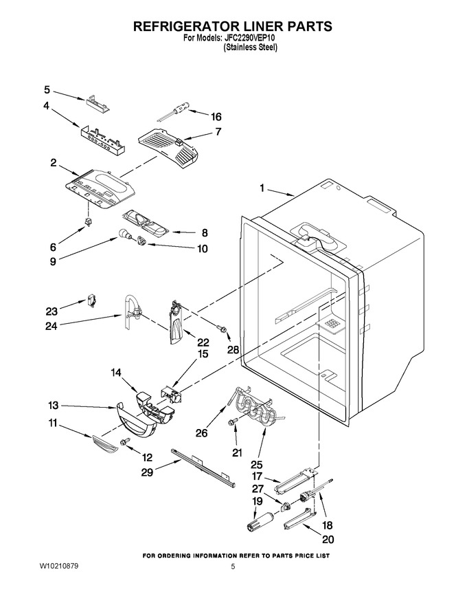 Diagram for JFC2290VEP10