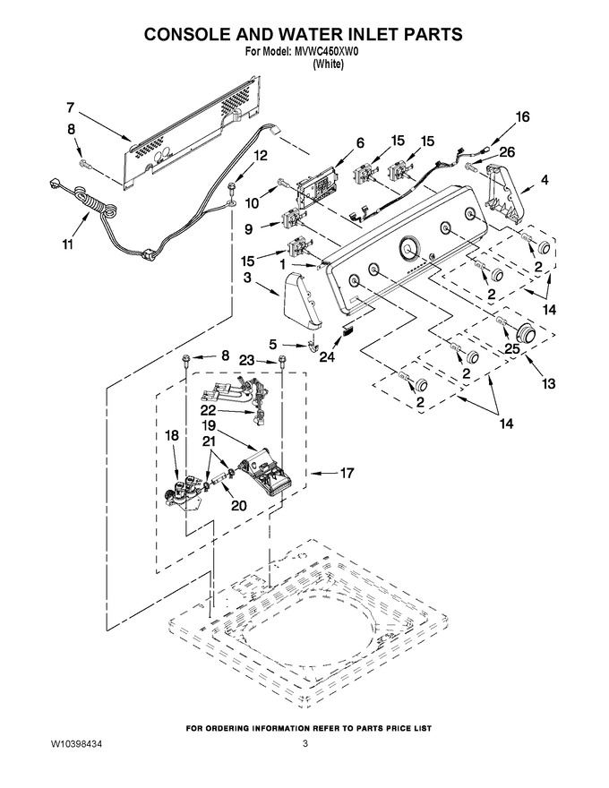 Diagram for MVWC450XW0