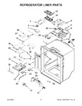 Diagram for 03 - Refrigerator Liner Parts