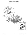 Diagram for 11 - Lower Rack Parts