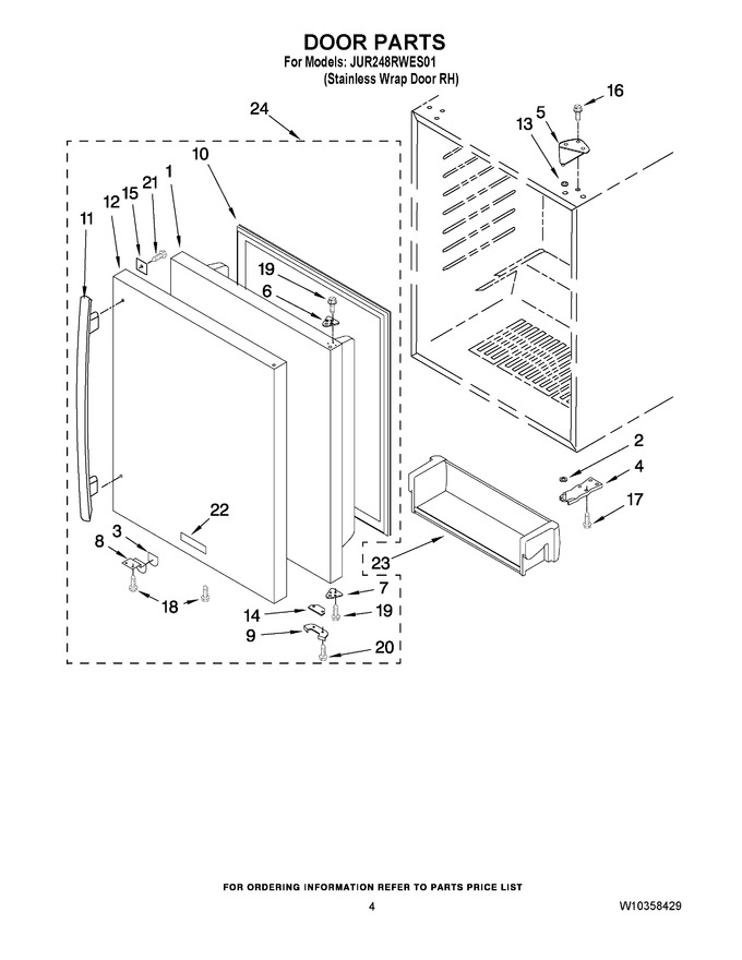 Diagram for JUR248RWES01