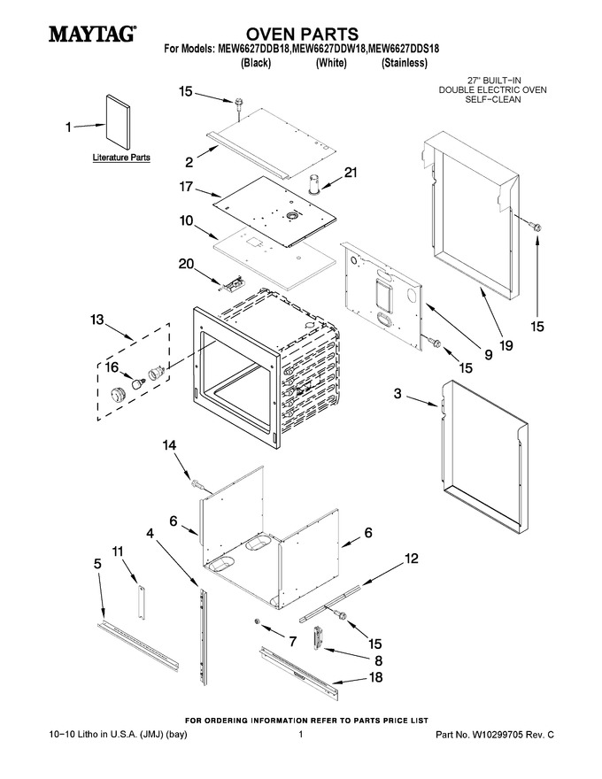 Diagram for MEW6627DDW18