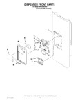 Diagram for 08 - Dispenser Front Parts