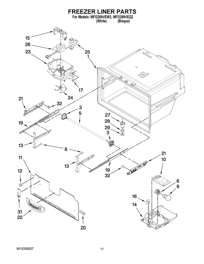 Diagram for MFI2269VEQ2