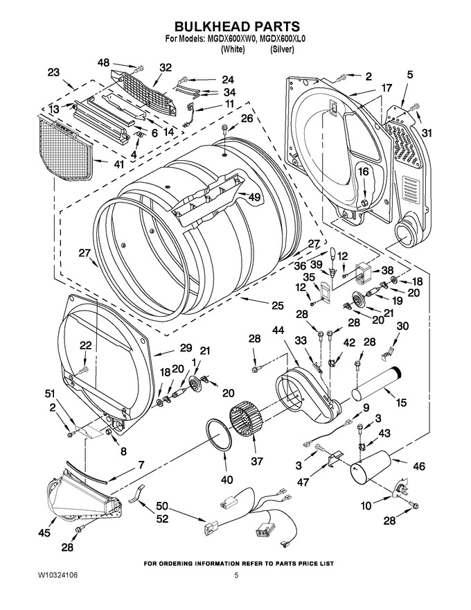 Diagram for MGDX600XW0