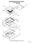 Diagram for 03 - Refrigerator Shelf Parts