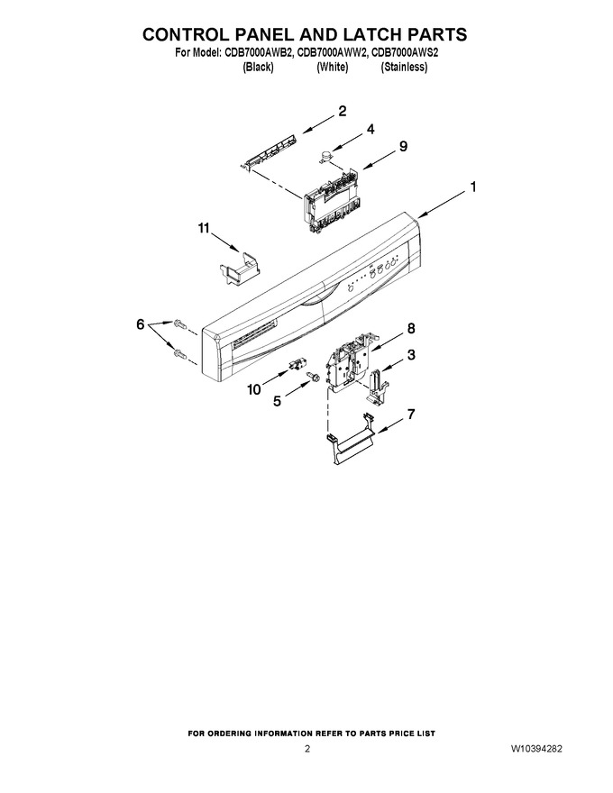 Diagram for CDB7000AWW2