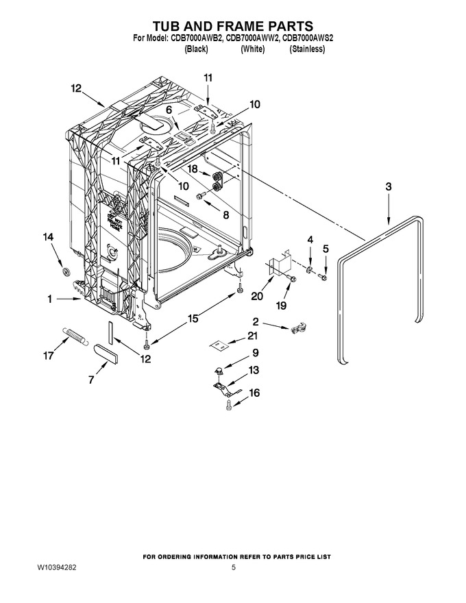 Diagram for CDB7000AWW2
