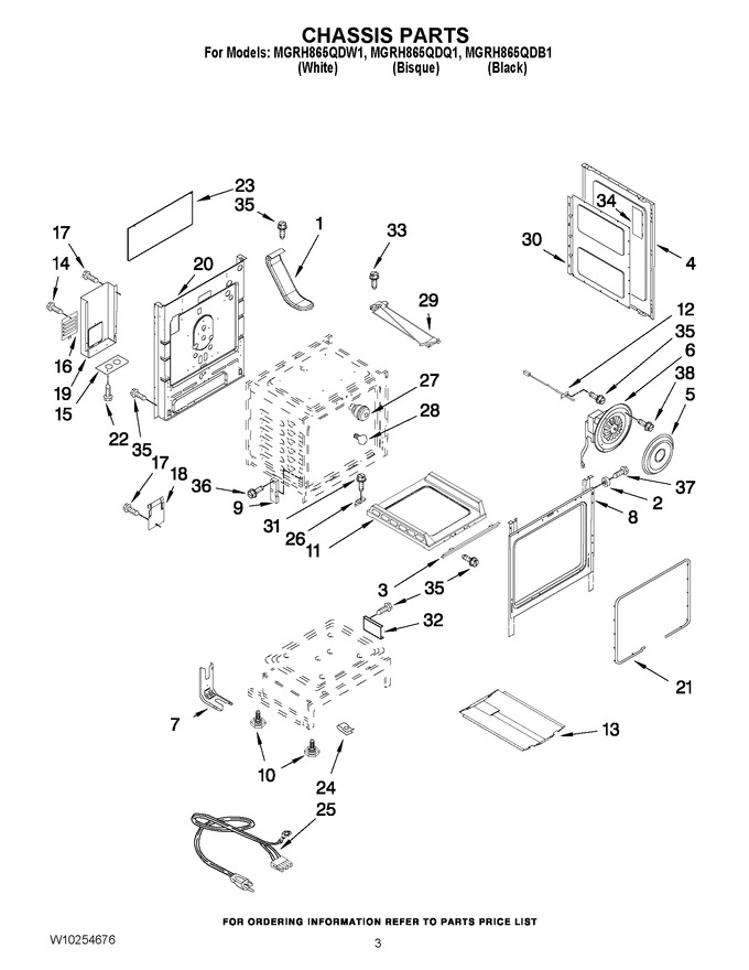 Diagram for MGRH865QDW1