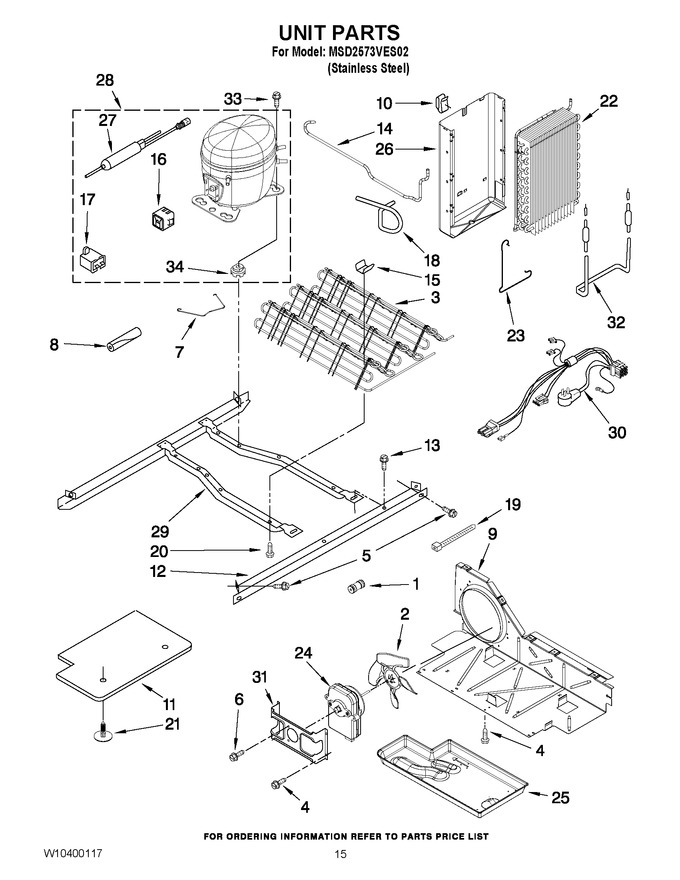 Diagram for MSD2573VES02