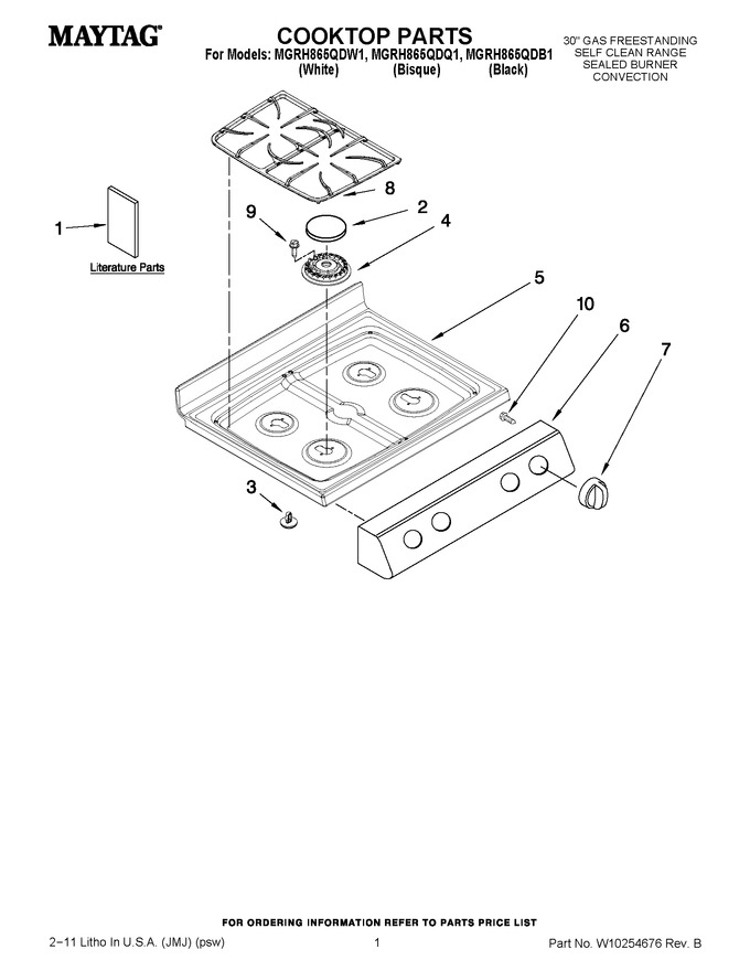 Diagram for MGRH865QDQ1