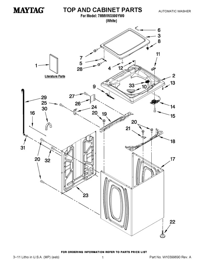 Diagram for 7MMVWX500YW0