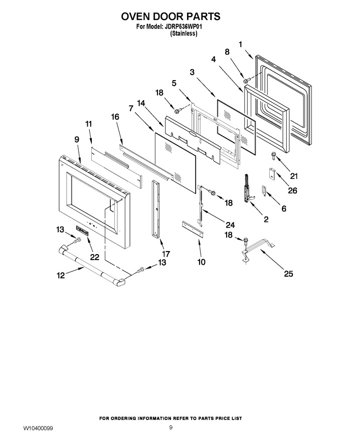 Diagram for JDRP536WP01